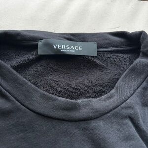 Versace Black Medusa Logo Sweatshirt